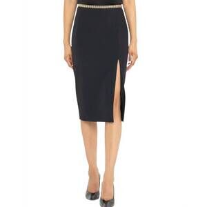 NEW GENERATION LOVE margery crepe skirt in black